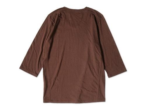 CURLY QS RM U-NECK Tee BROWN