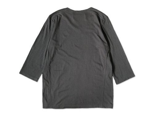 CURLY QS RM U-NECK Tee CHARCOAL