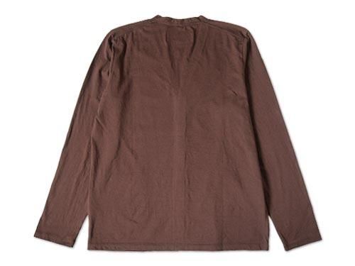 CURLY LS RM CARDE BROWN