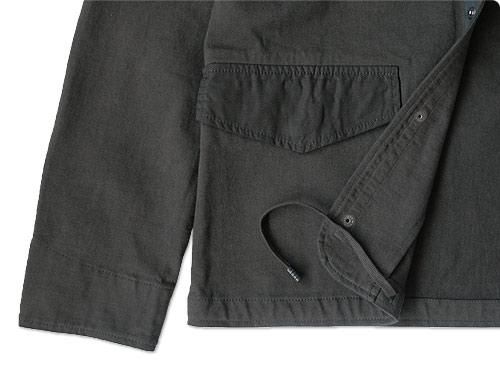 CURLY JZ RIP FEILD JACKET INK BLACK
