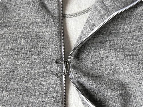 CURLY RAFFY ΢ ZIP PARKA CHARCOAL