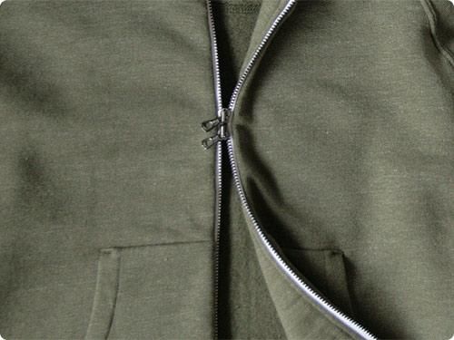 CURLY SPLASH ΢ ZIP PARKA KHAKI