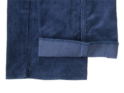 TATAMIZE CORDUROY BAKER PANTS INK BLUE
