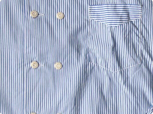 TATAMIZE DOUBLE BRESTED SHIRTS STRIPE