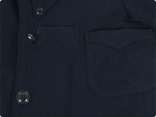 TATAMIZE SHAWL COLLAR JACKET NAVY TA210001