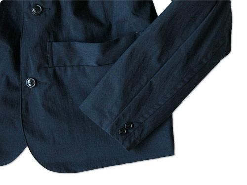 TATAMIZE DROPPED SHOULDER JACKET NAVY
