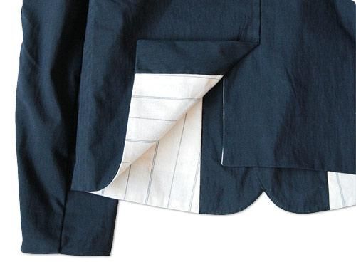 TATAMIZE DROPPED SHOULDER JACKET NAVY