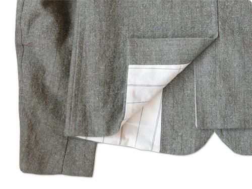 TATAMIZE DROPPED SHOULDER JACKET OLIVE