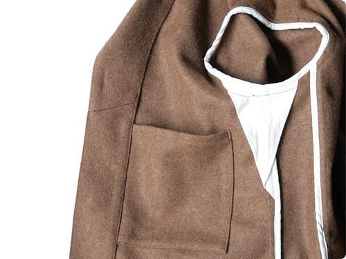 TATAMIZE MELTON WORK JACKET BROWN