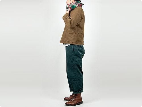 TATAMIZE MELTON WORK JACKET BROWN