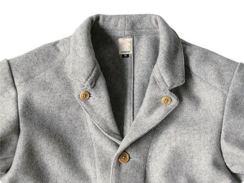 TATAMIZE MELTON WORK JACKET GRAY