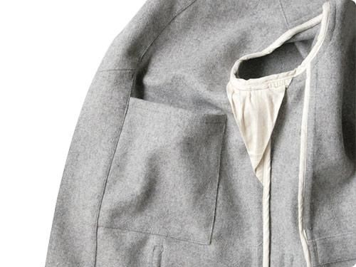 TATAMIZE MELTON WORK JACKET GRAY