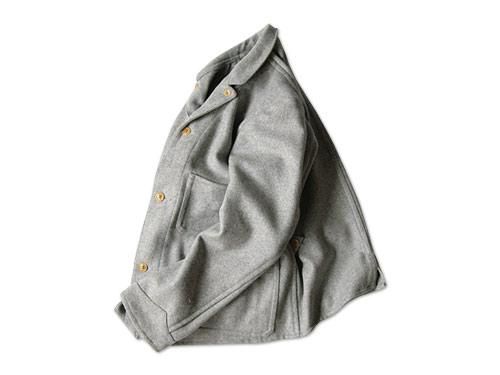 TATAMIZE MELTON WORK JACKET GRAY