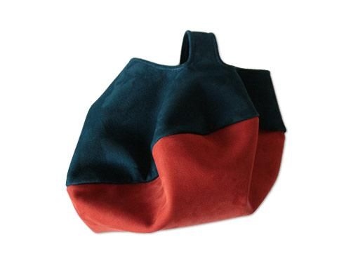 ߥ circle bag mini 22DARK BLUE x ORANGE