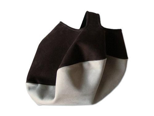 ߥ circle bag mini 26CHOCO x LIGHT GRAY