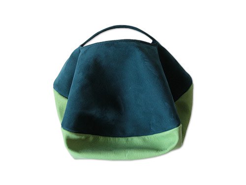 ߥ circle bag mini 27DARK BLUE x LIGHT GREEN