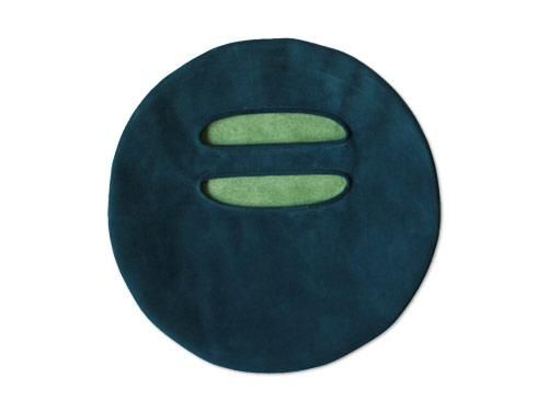 ߥ circle bag mini 27DARK BLUE x LIGHT GREEN