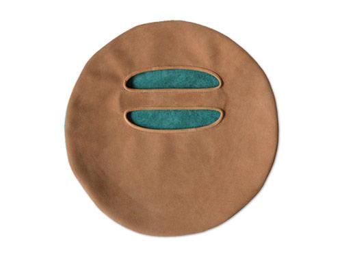 ߥ circle bag mini 28BROWN x TURQUOISE
