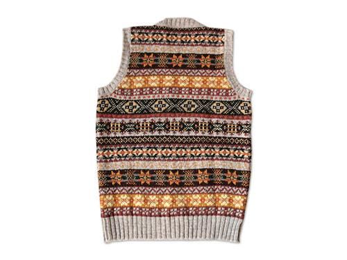 Jamieson's CREW NECK VEST BEIGE