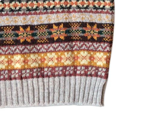 Jamieson's CREW NECK VEST BEIGE