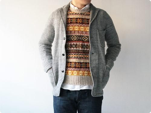 Jamieson's CREW NECK VEST BEIGE