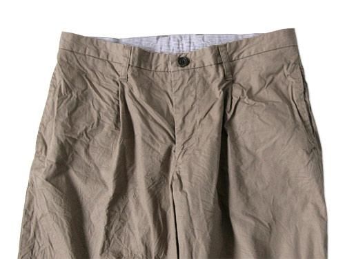 ordinary fits TUCK CROPPED BEIGE