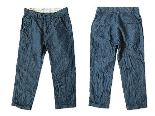 ordinary fits 3/4 TROUSERS INDIGO