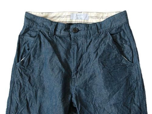 ordinary fits 3/4 TROUSERS INDIGO