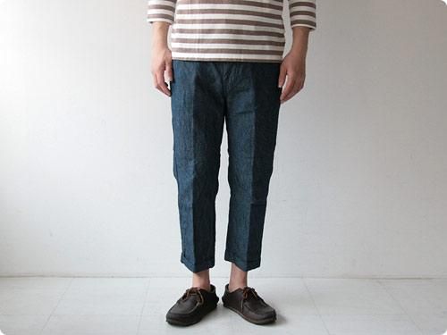 ordinary fits 3/4 TROUSERS INDIGO