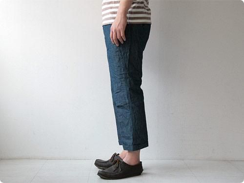 ordinary fits 3/4 TROUSERS INDIGO