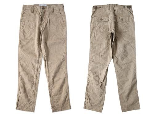 ordinary fits FATIGUE PANTS BEIGE