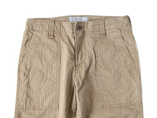 ordinary fits FATIGUE PANTS BEIGE