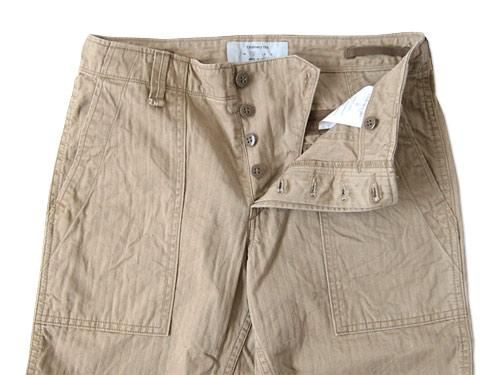 ordinary fits FATIGUE PANTS BEIGE