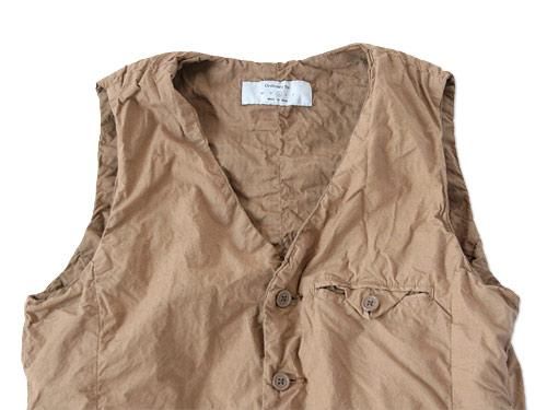 ordinary fits SHIRRING VEST BEIGE