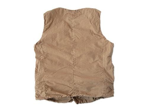 ordinary fits SHIRRING VEST BEIGE