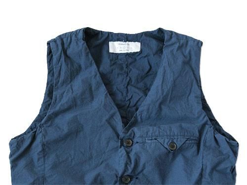 ordinary fits SHIRRING VEST NAVY
