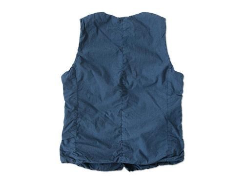 ordinary fits SHIRRING VEST NAVY