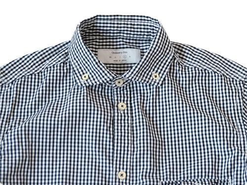 ordinary fits BARISTA SHIRT BLACK GINGHAM