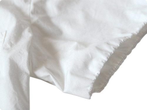 ordinary fits SHIRRING SHIRT WHITE