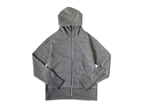 CURLY RAFFY ZIP PARKA CHARCOAL