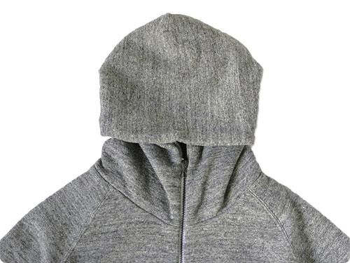 CURLY RAFFY ZIP PARKA CHARCOAL