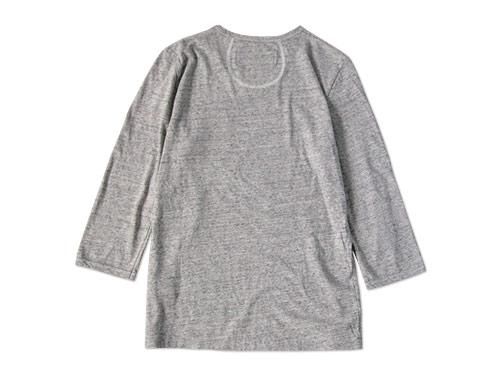 CURLY QS TROPICAL POCKET Tee GRAY x PINK