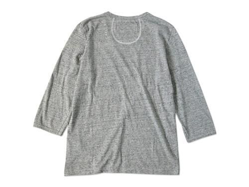 CURLY QS TROPICAL POCKET Tee GRAY x GREEN