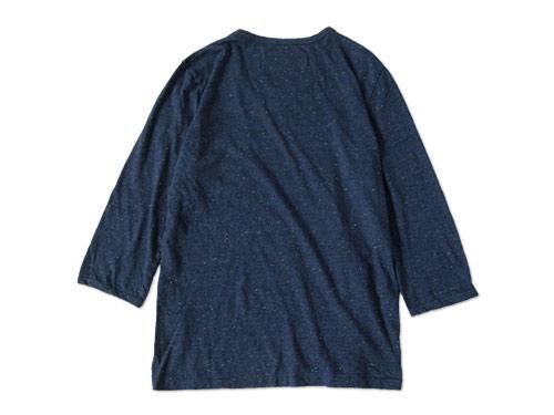 CURLY QS TROPICAL POCKET Tee NAVY x GREEN