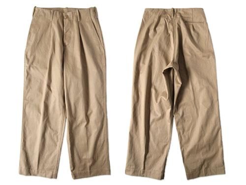 TUKI tuck in trousers 03khaki
