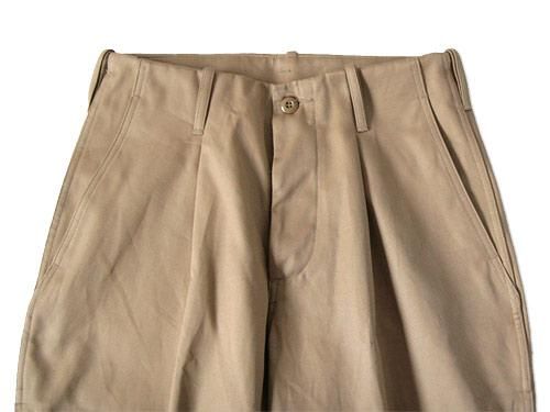 TUKI tuck in trousers 03khaki
