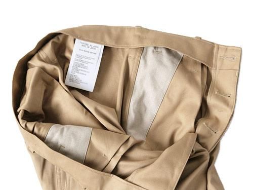 TUKI tuck in trousers 03khaki