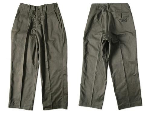 TUKI tuck in trousers 04olive drab