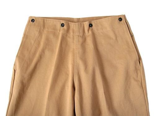 TUKI cropped pants 20camel