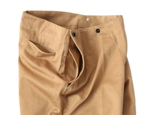 TUKI cropped pants 20camel